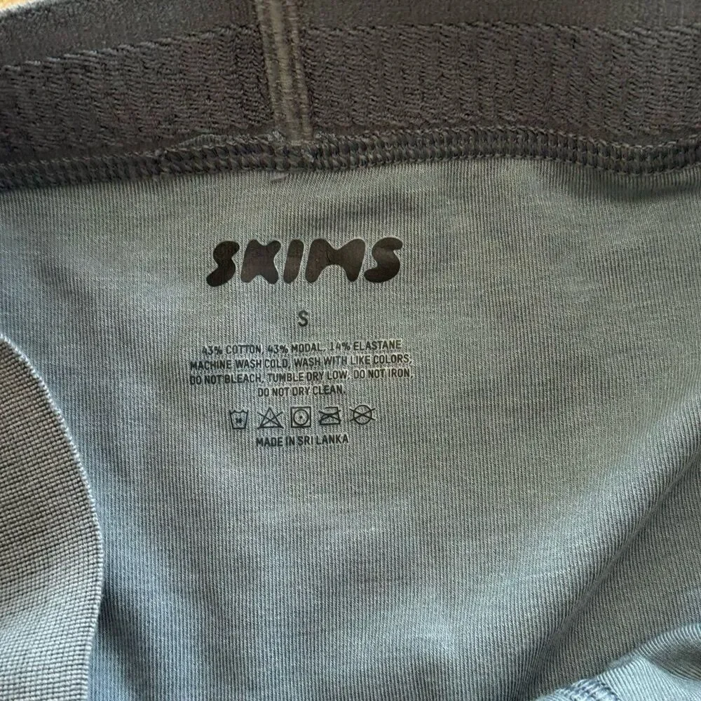 Skims Cotton 5 Inch Boxer Brief Kyanite Size Small